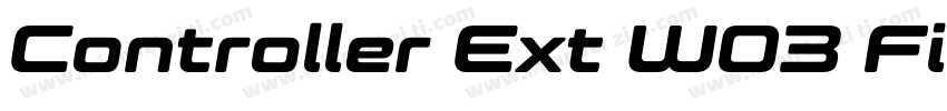 Controller Ext W03 Five Regular字体转换